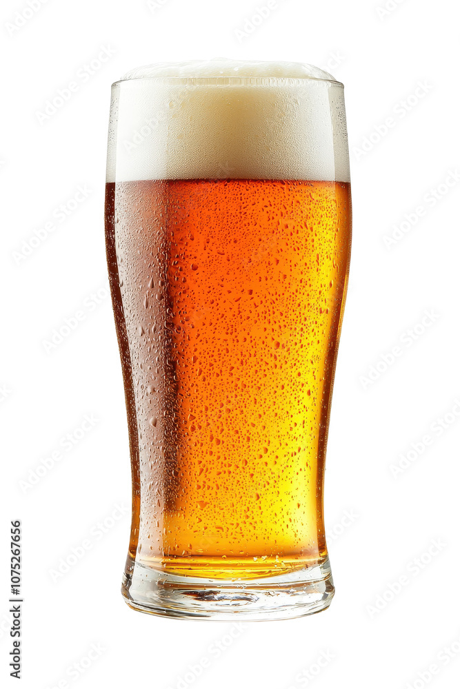 A refreshing glass of amber beer with frothy head, perfect for celebrations, gatherings, or relaxation moments. A refreshing glass of amber beer with frothy head, perfect for celebrations, gatherings, or relaxation moments.