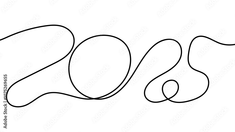 2025 Happy New Year 2025 banner design, Vector illustration. 2025 Happy New Year 2025 banner design, Vector illustration.
