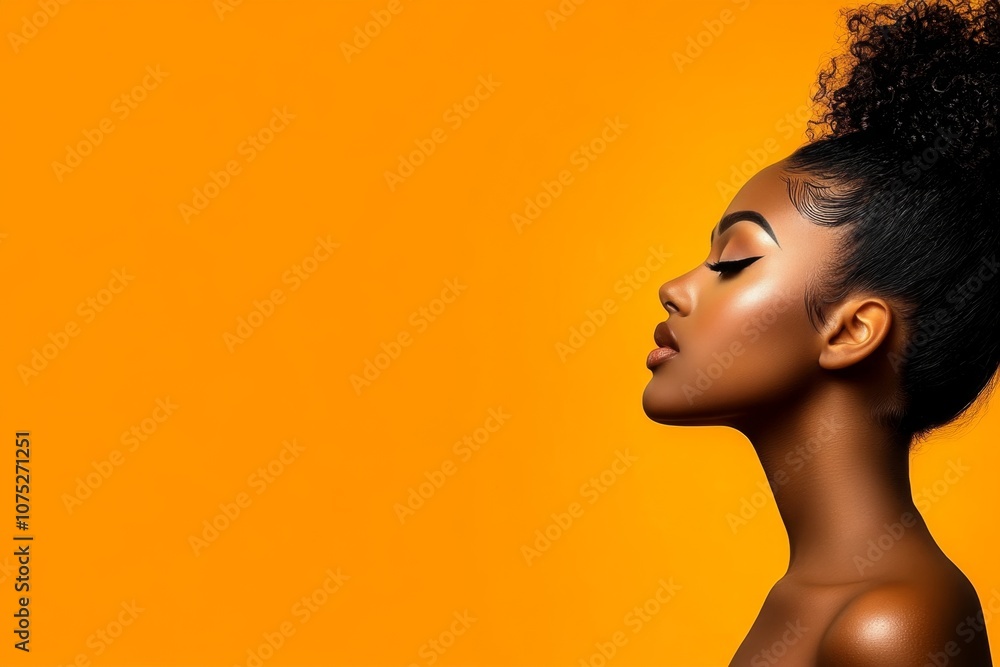 A silhouette of a high ponytail, capturing simplicity and fashion in a minimal design A silhouette of a high ponytail, capturing simplicity and fashion in a minimal design