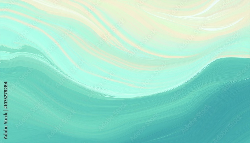 Abstract background with soft, flowing lines in shades of green and yellow. Abstract background with soft, flowing lines in shades of green and yellow.
