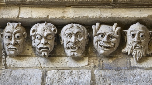 Artists often drew inspiration from gargoyles, incorporating their gothic designs into modern artwork photo