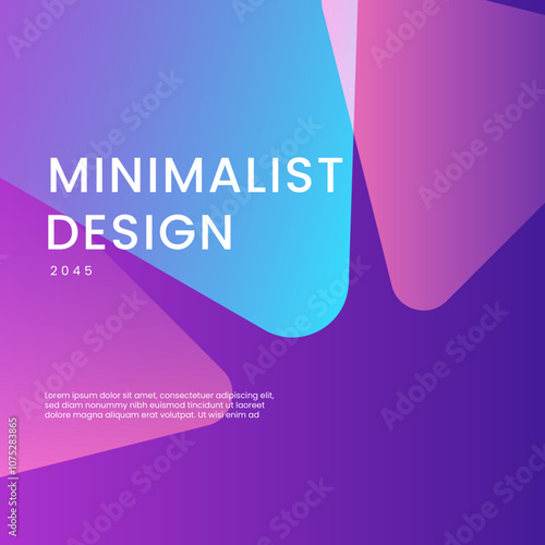 Blue Pink and Purple Violet Stylish Elegant Geometric Background Ideal for Post, Background, Banner, Ad, Promo, Invitation, Etc