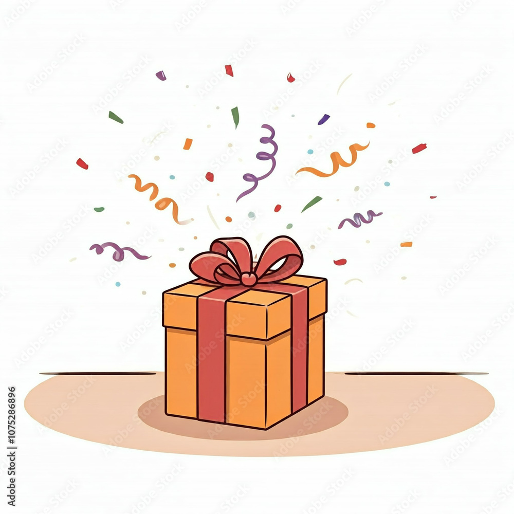 gift box with red ribbon gift box with red ribbon