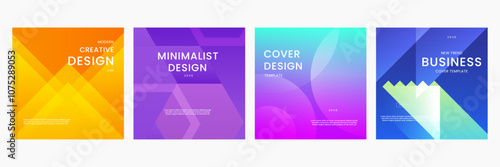 Colorful Background Minimalist Gradient Style Ideal for Post, Background, Banner, Ad, Promo, Invitation, Etc