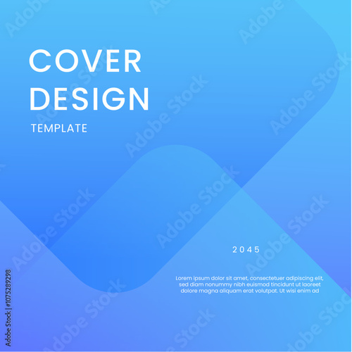 Blue Gradient Background Modern Design Ideal for Post, Background, Banner, Ad, Promo, Invitation, Etc
