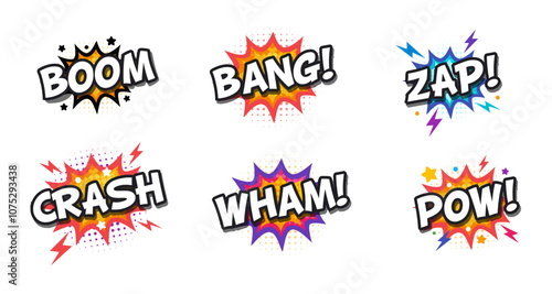 A set of special speech bubbles. isolated Vector Illustration