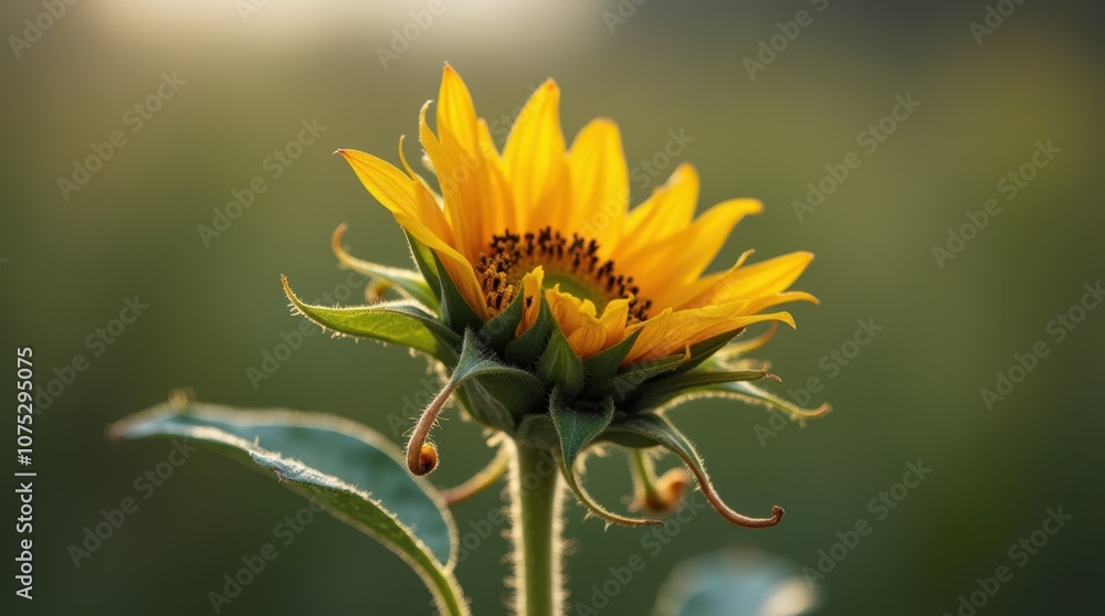 Resilient Sunflower with Wilting Petals Resilient Sunflower with Wilting Petals