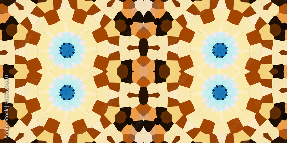 Seamless kaleidoscope pattern. The texture of the woven pattern. Endless pattern Seamless kaleidoscope pattern. The texture of the woven pattern. Endless pattern