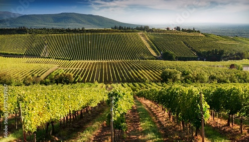 Wallpaper Mural a beautiful view of a vineyard in summer Torontodigital.ca