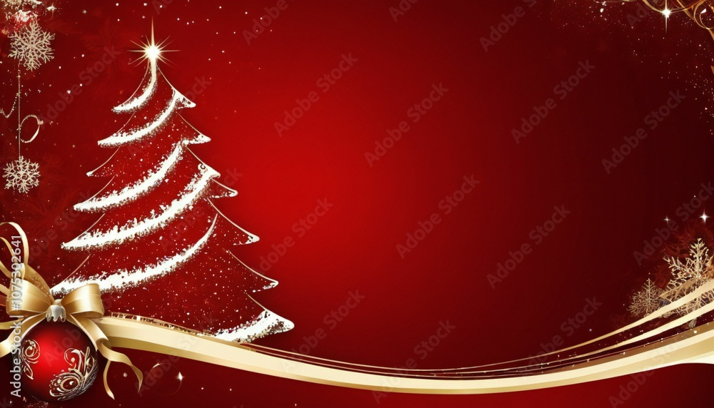 christmas background with red balls christmas background with red balls
