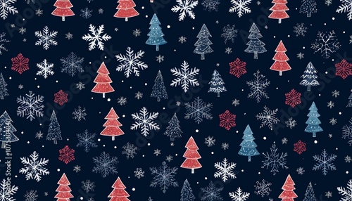 Christmas background pattern winter card wallpaper banner panorama with copyspace copy space