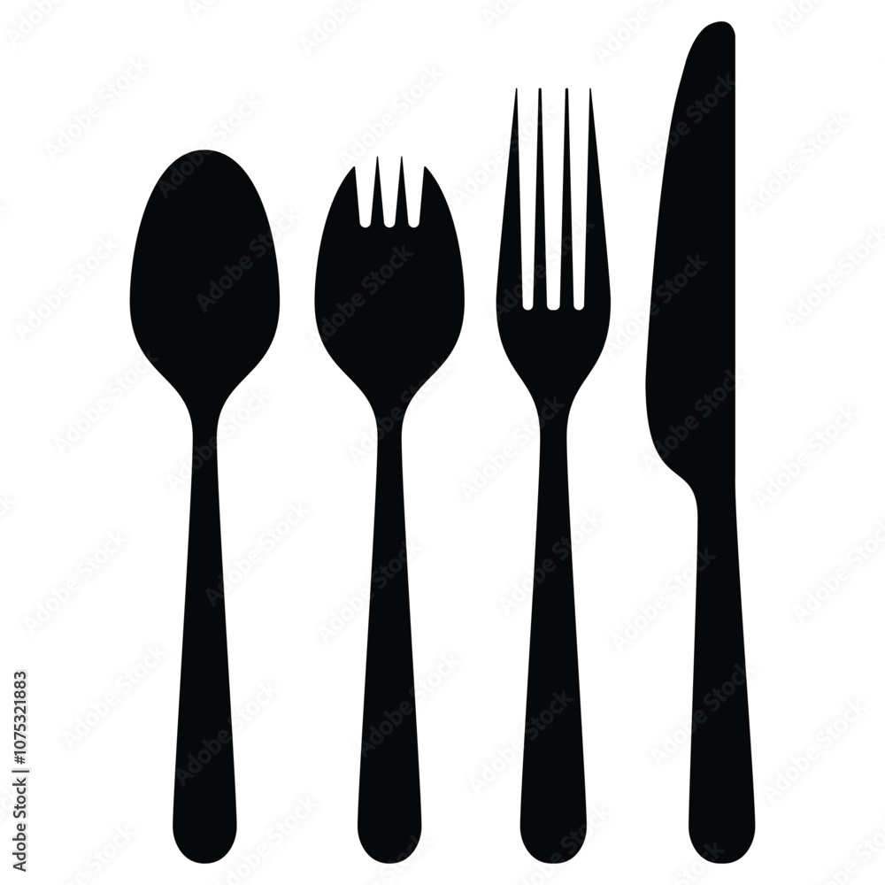 Silverware cutlery set