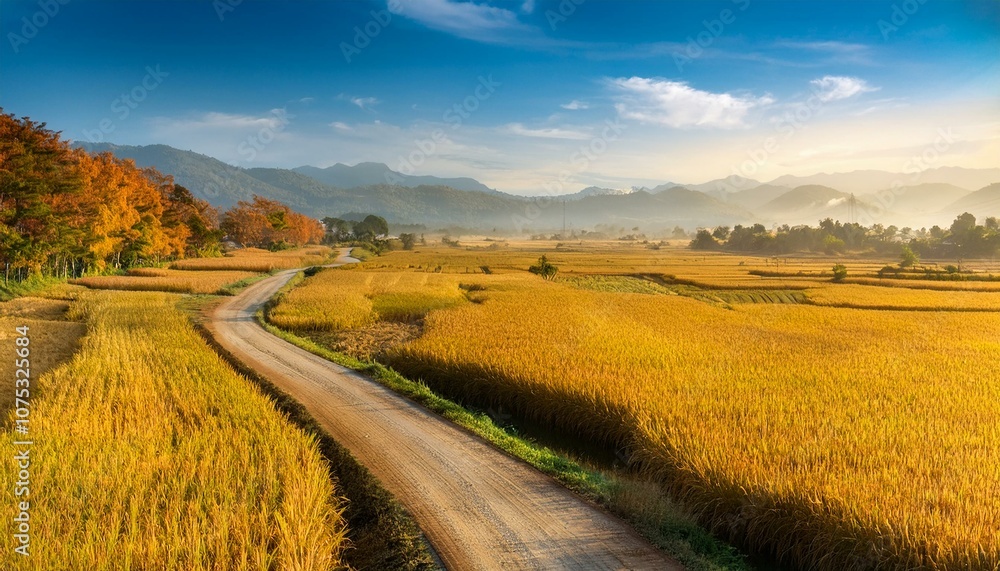 Obraz premium The expansive fields are a canvas for nature's artistry. 