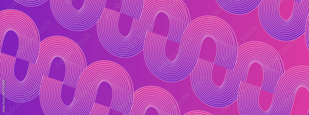 Purple Violet White and Pink Abstract Banner With Glowing Geometric Lines Ideal for Post, Background, Banner, Ad, Promo, Invitation, Etc Purple Violet White and Pink Abstract Banner With Glowing Geometric Lines Ideal for Post, Background, Banner, Ad, Promo, Invitation, Etc