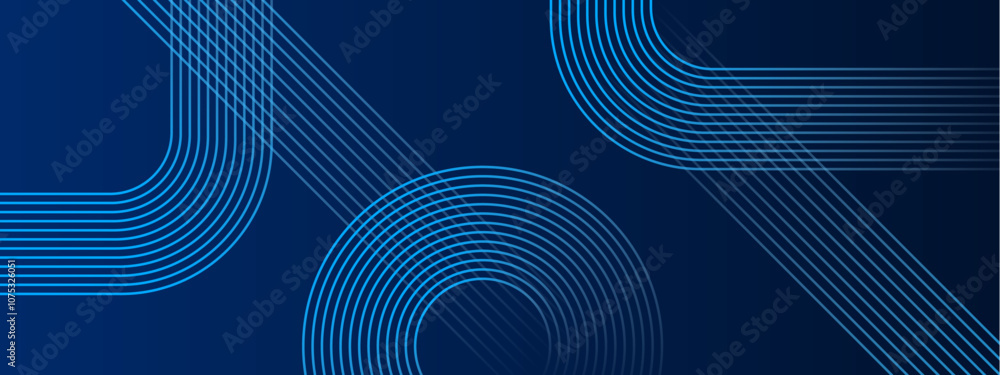 Blue Abstract Banner With Lines in Different Direction Ideal for Post, Background, Banner, Ad, Promo, Invitation, Etc Blue Abstract Banner With Lines in Different Direction Ideal for Post, Background, Banner, Ad, Promo, Invitation, Etc