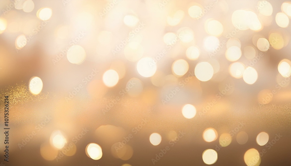 Abstract cream background with blurry festival lights and outdoor celebration bokeh Abstract cream background with blurry festival lights and outdoor celebration bokeh