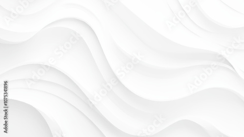 Wallpaper Mural white wave curve lines banner background design. White wave modern abstract background. Luxury horizontal white background for business banner, poster, backdrop, voucher, invite. Vector illustration Torontodigital.ca