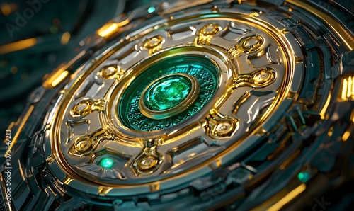 Wallpaper Mural Intricate Steampunk Masterpiece, a vibrant blend of gears, brass, and whimsical design elements, evoking a fantastical industrial era. Torontodigital.ca