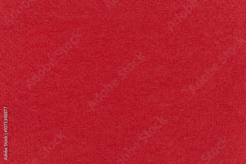 Macro image of red paper napkin. Warm red textured background image.