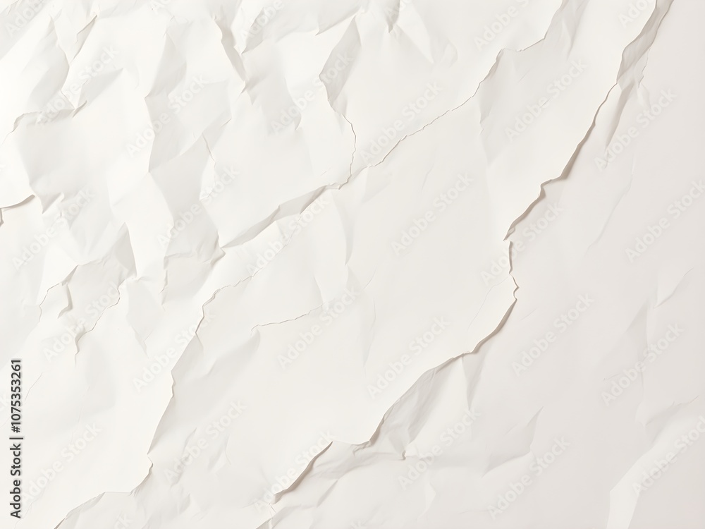 Fototapeta premium Crumpled paper texture beautiful background