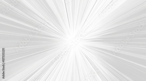 Abstract background featuring a light burst with an explosion of rays presented as a line art illustration