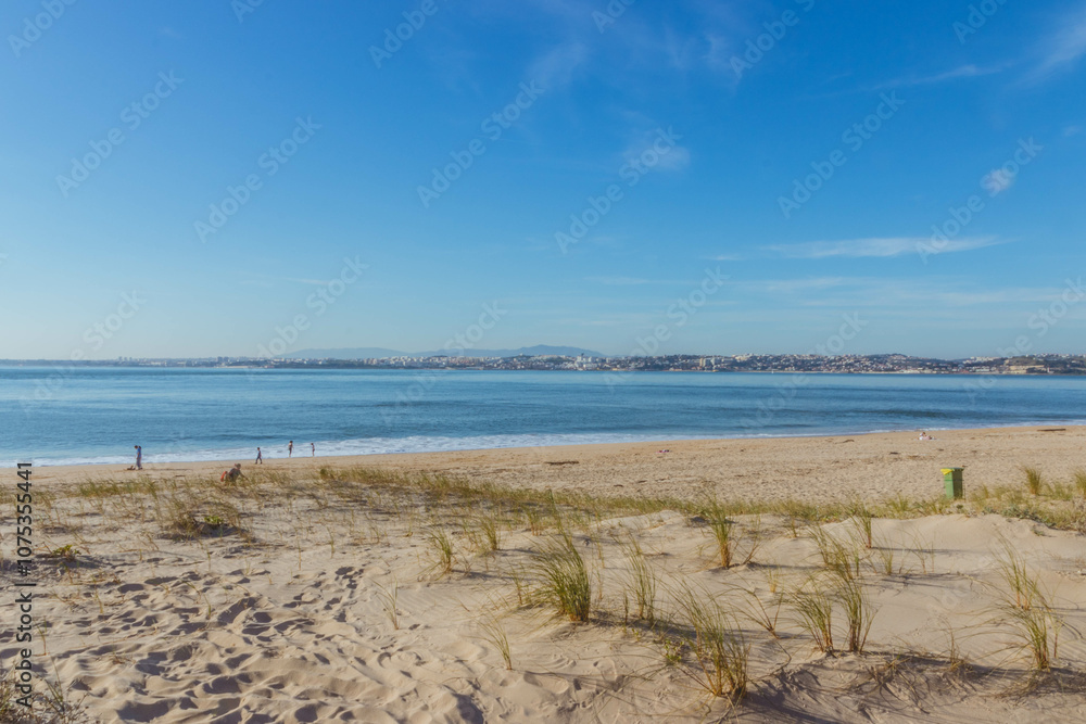 beach and sea in Lisbon beach and sea in Lisbon