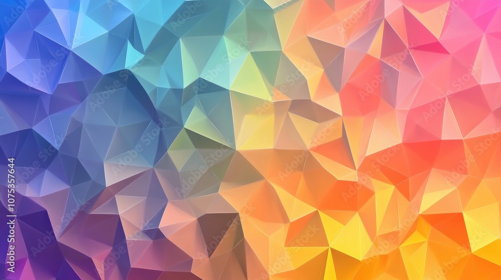 Low poly triangle pattern background in a line art style Low poly triangle pattern background in a line art style