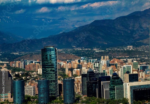 ciudad chilena centro comercial la costanera photo