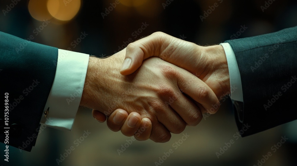 © addymawy - Close-up of two hands shaking in a handshake agreement