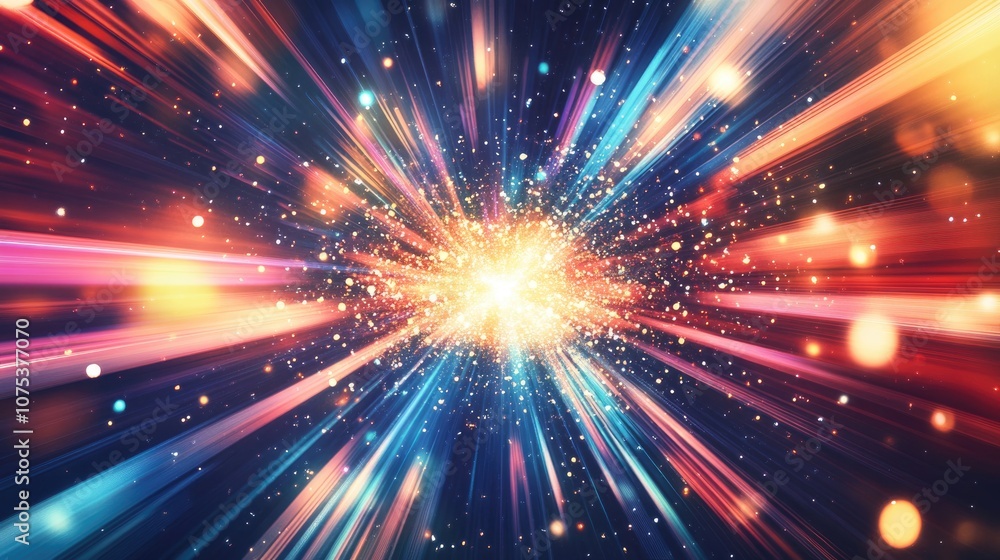 Line art illustration of an abstract background featuring an explosion of light rays Graphic depiction of luminous bursts Line art illustration of an abstract background featuring an explosion of light rays Graphic depiction of luminous bursts
