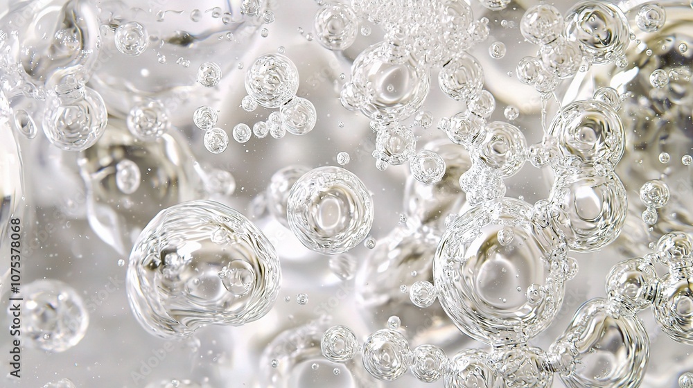 Captivating View of Air Bubbles Flowing in Clear Water, Isolated on Subtle Background, Perfect for Representing Oxygen and Refreshing Elements in Aquatic Settings Captivating View of Air Bubbles Flowing in Clear Water, Isolated on Subtle Background, Perfect for Representing Oxygen and Refreshing Elements in Aquatic Settings