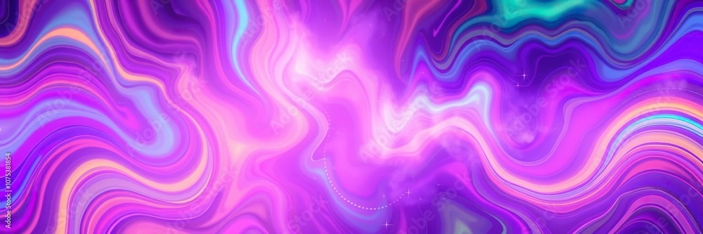 Naklejka premium Psychedelic Shockwave Background with Colorful Gradient, energetic vibe, vibrant colors