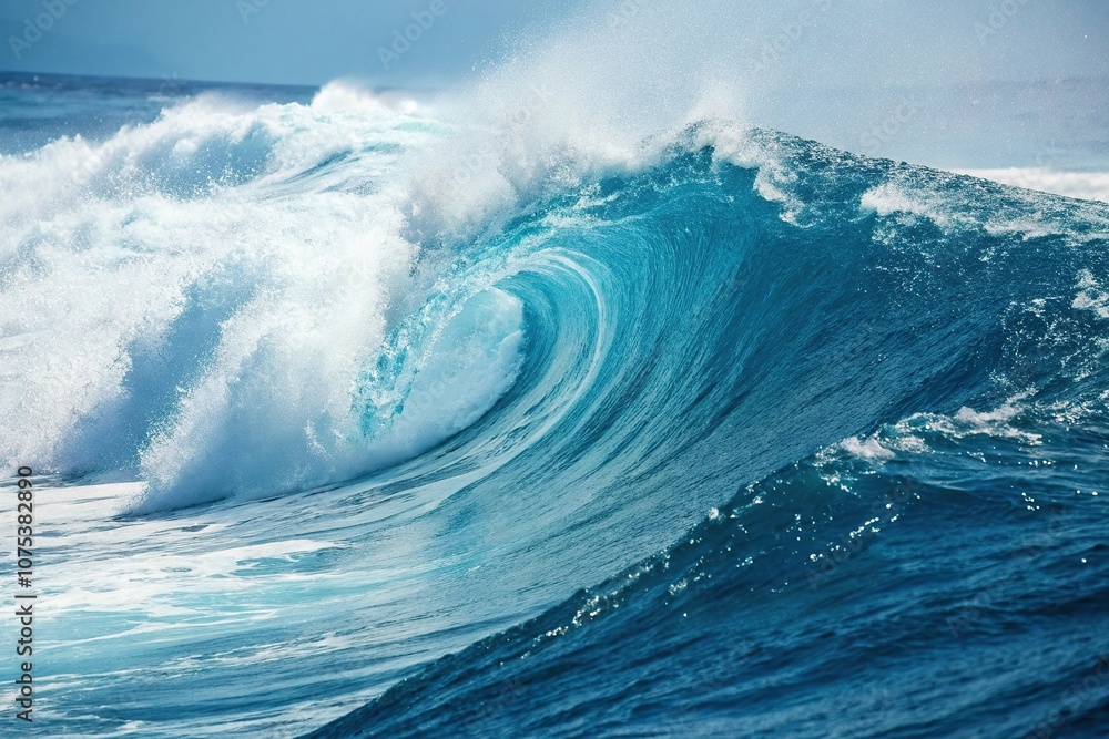 wave pattern on abstract blue background, blue surface, water movement wave pattern on abstract blue background, blue surface, water movement