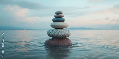 Visual concept representing alignment with values and goals for motivation, symbolic and thought-provoking.