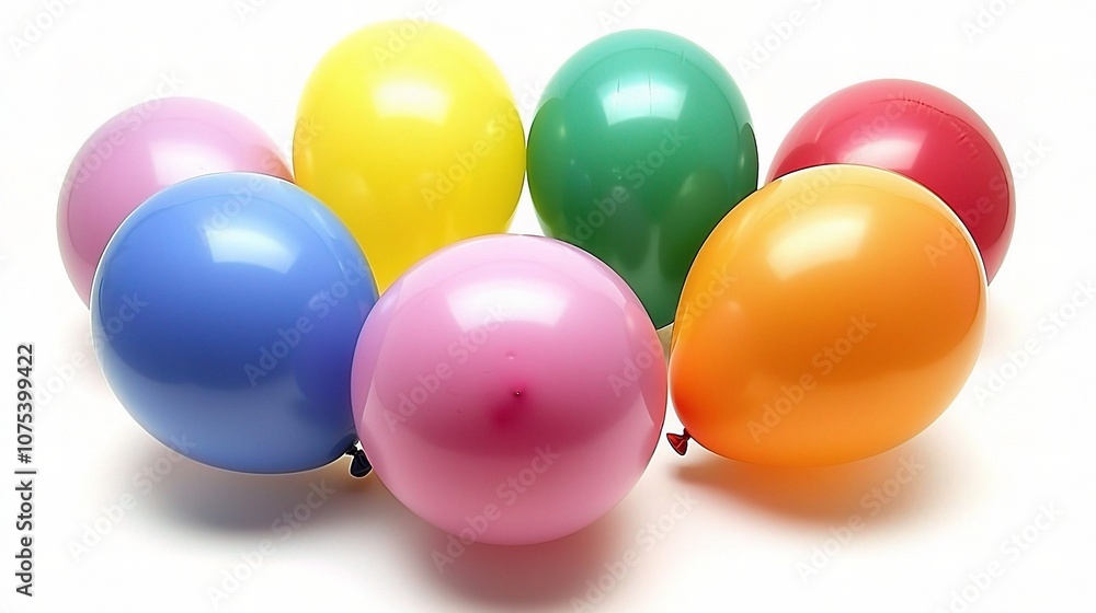 Colorful Balloons Isolated on a White Background Perfect for Celebrations, Parties, and Festivities, Adding Vibrancy to Any Design or Creative Project Colorful Balloons Isolated on a White Background Perfect for Celebrations, Parties, and Festivities, Adding Vibrancy to Any Design or Creative Project