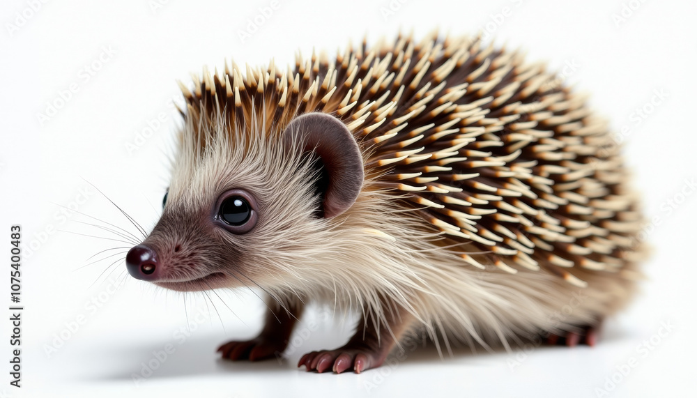 Naklejka premium Close-up of a Baby Hedgehog