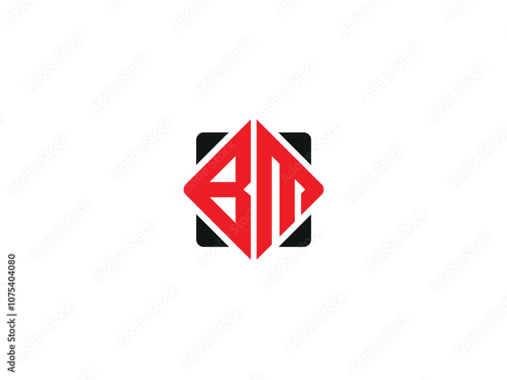 Letter BM rectangle monogram logo design MB vector logo designs, BM logo Letter BM rectangle monogram logo design MB vector logo designs, BM logo