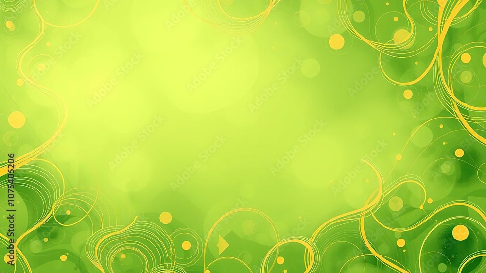 Soft green and light orange abstract background with intricate swirling patterns of shapes and lines, geometric patterns, shape design, visual interest Soft green and light orange abstract background with intricate swirling patterns of shapes and lines, geometric patterns, shape design, visual interest