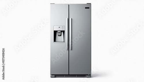 Wallpaper Mural Sleek Modern Double Door Refrigerator Torontodigital.ca