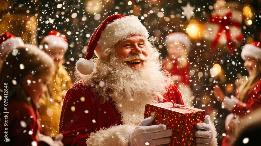 Santas Joyful Holiday Gathering Santas Joyful Holiday Gathering