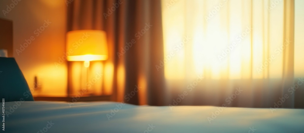 Blurred and defocused hotel bedroom interior creating a peaceful atmosphere for backgrounds relaxation interior design Blurred and defocused hotel bedroom interior creating a peaceful atmosphere for backgrounds relaxation interior design