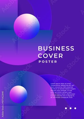 Vibrant Abstract Background With Geometric Shapes and Gradients. Ideal for modern presentations, digital art, and creative projects, evoking a sense of movement and innovation