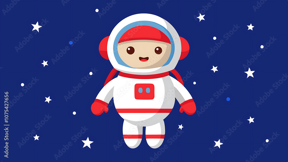 vector illustration of a astronaut floating in space with stars.
vector illustration of a astronaut floating in space with stars.