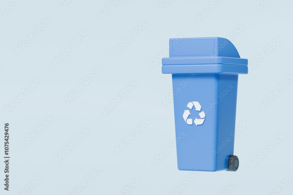 3D Recycle Bin Icon. Minimal Cartoon Waste trash bin, Garbage container, Recycling bin icon. Emphasizing sustainability and eco-friendliness concept. Climate change nature junk concept. 3d render. 3D Recycle Bin Icon. Minimal Cartoon Waste trash bin, Garbage container, Recycling bin icon. Emphasizing sustainability and eco-friendliness concept. Climate change nature junk concept. 3d render.