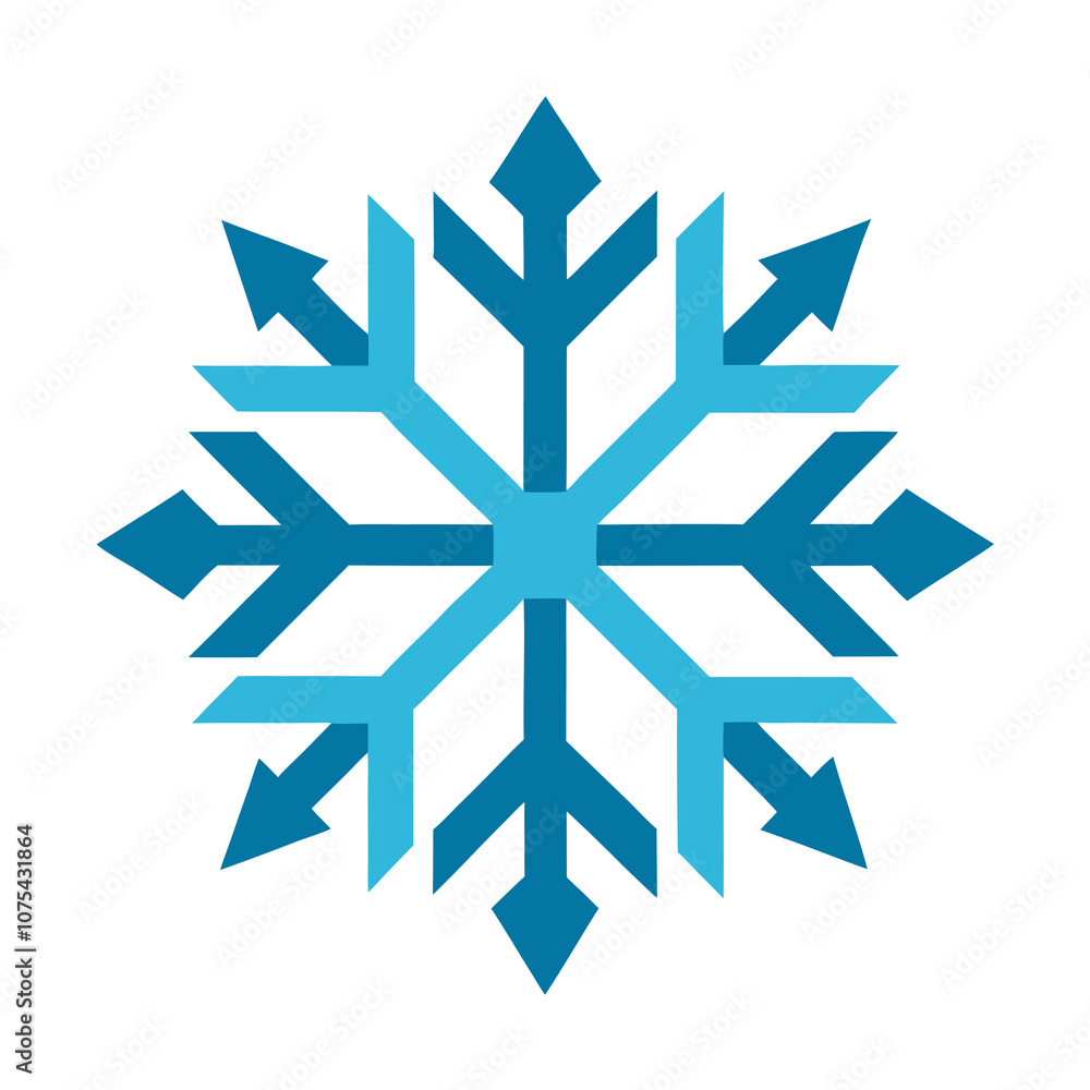 A geometric snowflake design features angular shapes and a symmetrical pattern. A geometric snowflake design features angular shapes and a symmetrical pattern.