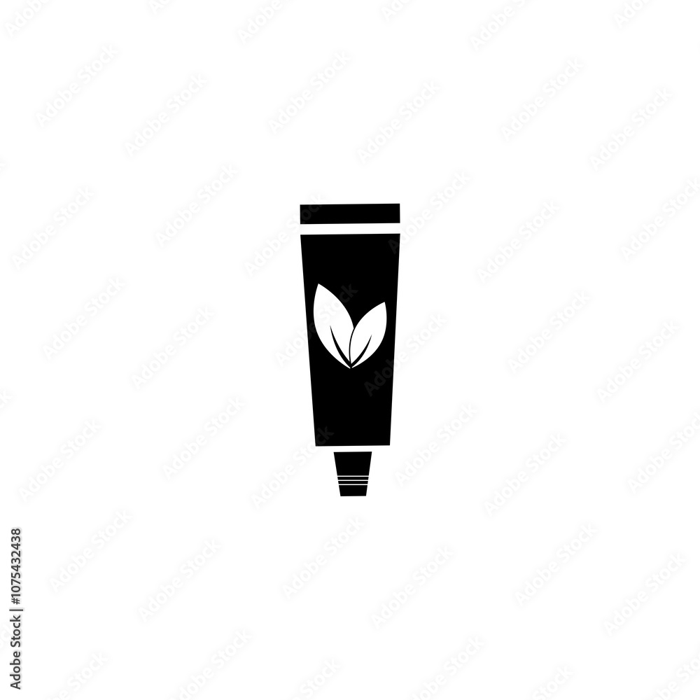 Tubes organic cosmetics icon isolated on white background. Tubes organic cosmetics icon isolated on white background.