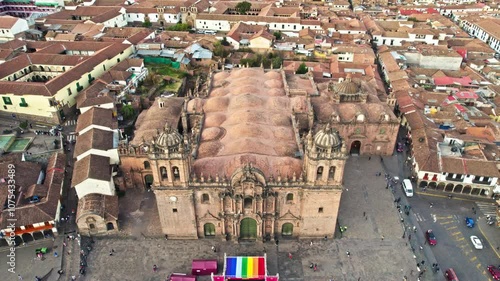 Cusco Aereal View Plaza de Armas 