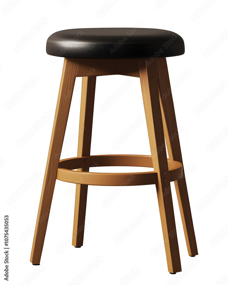 Barstool furniture isolated on a transparent background Barstool furniture isolated on a transparent background