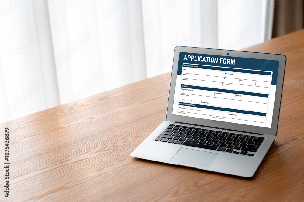Online application form for modish registration on the internet website Online application form for modish registration on the internet website