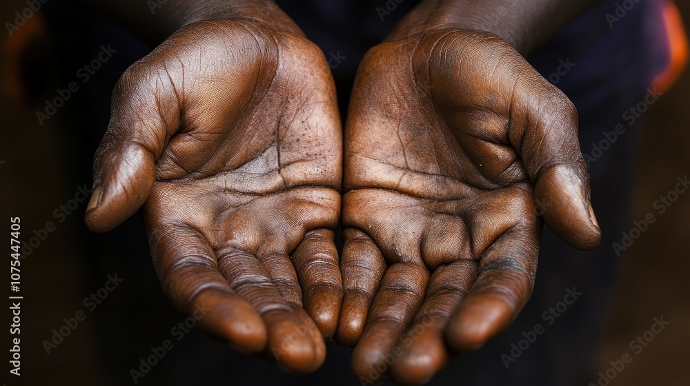 Fototapeta premium Hands gripping tightly with a subtle release capturing the essence of connection and resilience